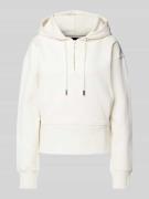 BOSS Hoodie mit überschnittenen Schultern Modell 'Emrey' in Offwhite, ...