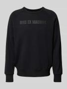 DEUS EX MACHINA Sweatshirt mit Label-Print Modell 'Cordura' in Anthraz...