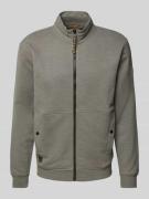 camel active Sweatjacke mit seitlichen Eingrifftaschen in Anthrazit, G...