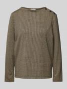 Tom Tailor Regular Fit Sweatshirt mit Viskose-Anteil in Beige, Größe L