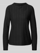 Tom Tailor Regular Fit Langarmshirt aus Jersey mit Effektgarn-Streifen...