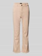 Marc Cain Feminine Fit Jeans im 5-Pocket-Design in Sand, Größe 34