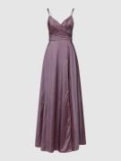 Luxuar Abendkleid mit Herz-Ausschnitt in Mauve, Größe 46