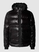 BOSS Orange Steppjacke im unifarbenen Design Modell 'Okobra' in Black,...