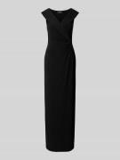 LAUREN DRESSES Abendkleid mit Knotendetail Modell 'LEONIDAS' in Black,...