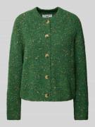 Marc O'Polo Denim Cardigan mit Rundhalsausschnitt in Grass, Größe L