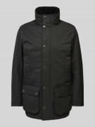 Barbour Jacke mit Pattentaschen in Black, Größe L