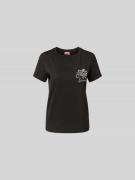 Kenzo T-Shirt mit Label-Print in Black, Größe L