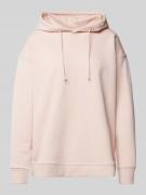 Jake*s Casual Oversized Hoodie mit Statement-Print in Rosa, Größe L