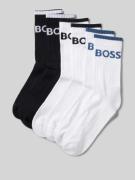 BOSS Socken mit Label-Detail im 6er-Pack in Weiss, Größe 39-42