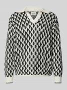 Scotch & Soda Oversized Strickpullover mit V-Ausschnitt Modell 'jacqua...