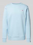 Ellesse Sweatshirt mit Label-Stitching Modell 'Fierro' in Hellblau, Gr...