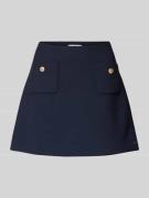 Tommy Hilfiger Minirock mit Label-Detail Modell 'PUNTO' in Marine, Grö...