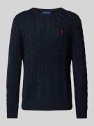 POLO RALPH LAUREN Strickpullover mit gerippten Abschlüssen Modell 'DRI...