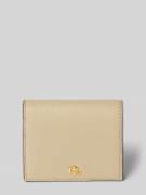 Lauren Ralph Lauren Lederportemonnaie mit Label-Applikation in Sand, G...