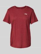 Under Armour T-Shirt mit Logo-Print Modell 'Tech Textured' in Bordeaux...