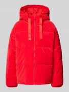 Jake*s Casual Steppjacke mit Kapuze in Rot, Größe 34