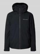 PEAK PERFORMANCE Jacke mit Label-Stitching in Black, Größe L