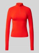 LeGer by Lena Gercke Longsleeve mit Stehkragen Modell 'Elina' in Hellr...