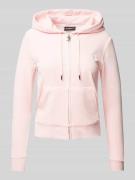 Juicy Couture Sweatjacke mit Kapuze Modell 'ROBERTSON' in Rosa, Größe ...