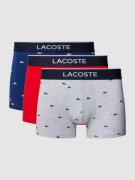 Lacoste Trunks mit elastischem Bund im 3er-Pack in Blau, Größe L