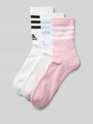 ADIDAS SPORTSWEAR Socken mit Label-Print im 3er-Pack in Rose, Größe 34...