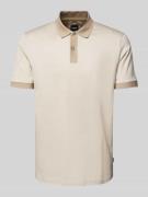 BOSS Regular Fit Poloshirt mit Label-Detail Modell 'Parlay' in Beige, ...