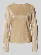 Zero Longsleeve mit Rundhalsausschnitt in Gold, Größe 36