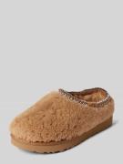 UGG Slides mit Label-Detail Modell 'TASMAN MAXI' in Camel, Größe 36