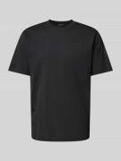 adidas Originals T-Shirt mit Label-Stitching in Black, Größe L