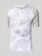 EA7 Emporio Armani T-Shirt mit Label-Print Modell 'VIGOR' in Weiss, Gr...