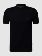 BOSS Orange Slim Fit Poloshirt mit Label-Patch Modell 'Passenger' in M...