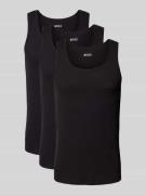 BOSS Tanktop mit Label-Stitching Modell 'ONE' im 3er-Pack in Black, Gr...