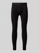 BOSS Leggings mit elastischem Logo-Bund in Black, Größe L