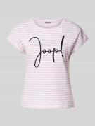 JOOP! T-Shirt mit Label-Stitching Modell 'Teri' in Flieder, Größe 34