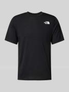 The North Face T-Shirt mit Label-Print in Black, Größe L