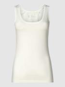 OPUS Tanktop aus Baumwoll-Elasthan-Mix in Offwhite, Größe 36