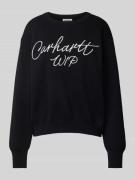 Carhartt Work In Progress Strickpullover mit Label-Stitching in Black,...