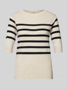 Soyaconcept Strickpullover mit 1/2-Ärmel Modell 'DOLLIE' in Offwhite, ...