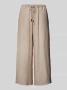 Only Regular Fit Culotte mit Strukturmuster Modell 'FAVOR' in Sand, Gr...