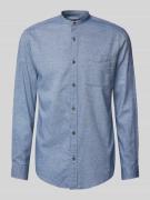 Jack & Jones Regular Fit Freizeithemd mit Brusttasche in Bleu, Größe S