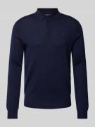 Polo Ralph Lauren Strickpullover mit Polokragen in Marine, Größe M