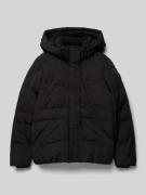 CARS JEANS Steppjacke mit Kapuze Modell 'ALENA' in Black, Größe 164