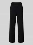 MAC Cropped Hose in unifarbenem Design Modell 'CHIARA CROPPED' in Blac...