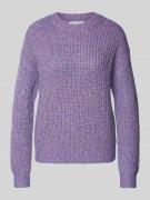 Christian Berg Woman Strickpullover mit Rundhalsausschnitt in Violett,...