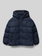 Tommy Hilfiger Teens Steppjacke mit Kapuze in Marine, Größe 140