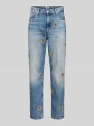 Tommy Jeans Relaxed Tapered Fit Jeans mit Label-Stitchings Modell 'ISA...