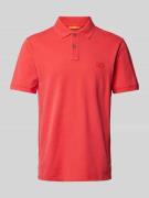 camel active Regular Fit Poloshirt mit Logo-Stitching in Koralle, Größ...