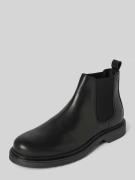 Jack & Jones Chelsea Boots aus echtem Leder in Black, Größe 40