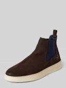 Replay Chelsea Boots aus echtem Leder Modell 'FRANK' in Dunkelbraun, G...